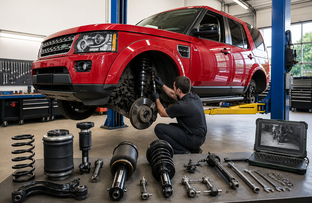 Common Land Rover Suspension Problems in Dubai