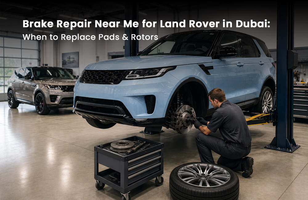 Brake Repair Near Me for Land Rover in Dubai: When to Replace Pads & Rotors